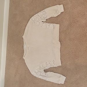 Woman's Small Altar'd State Creme Sweater